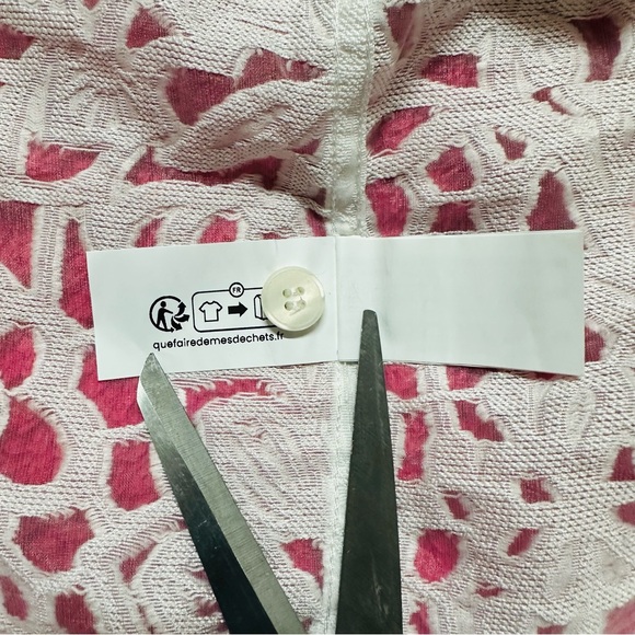 Zara Men's White Lace Button Down Shirt - Picture 7 of 8